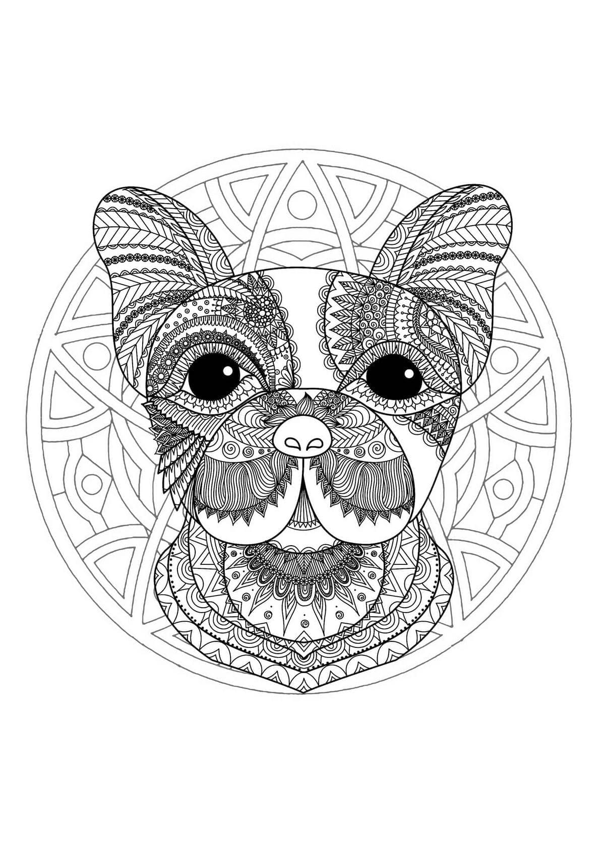 Mandalas Chien 37